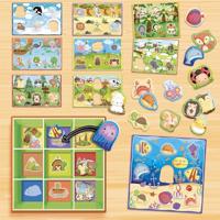 Leerspel - Lisciani - 92772 - Montessori - 3D - 50 zelfcorrigerende vormen - thumbnail