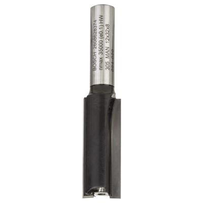 Bosch Accessories 2608628374 Groeffrees Hardmetaal Lengte 62 mm Afmeting, Ø 12 mm Schachtdiameter 8 mm Bosch Accessories 2608628374 Groeffrees Hardmetaal Lengte 62 mm Afmeting, Ø 12 mm Schachtdiameter 8 mm