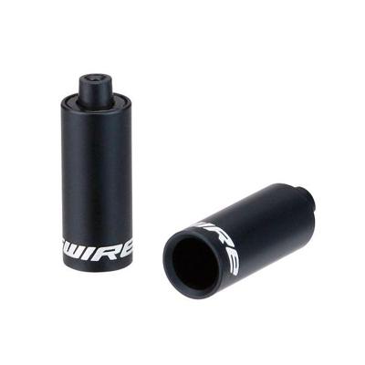 JAGWIRE End caps hooded - 5mm brake - alloy (30pcs) - black