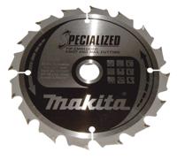 Makita Accessoires Cirkelzaagblad Hout | Noest/Spijker Embedded Tip 165x20x2,0 16T - B-33037 - thumbnail