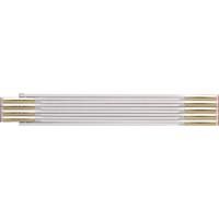 BMI Duimstok | lengte 2 m | breedte 16 mm | EG III | beukenhout wit | 1 stuk - 980904200 - 980904200 - thumbnail