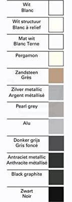 Plieger Vulcano 7253122 handdoekenrek centrale verwarming Handdoekenrek-ladder Dubbele brandstof