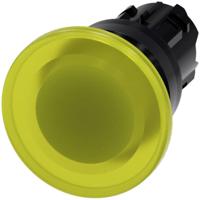 Siemens 3SU10011BD300AA0 3SU1001-1BD30-0AA0 Paddenstoelknop Kunststof frontring Knop Zwart, Geel 1 stuk(s) - thumbnail