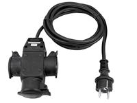 Eurolite 30247015 Stroom Verlengkabel 16 A Zwart 3 m H07RN-F 3G 1,5 mm² - thumbnail