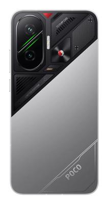 Xiaomi Poco F7 Smartphone, 12 + 256 GB, Sony-camera met 50 MP met OIS, 17,3 cm (6,83 inch) AMOLED-display, 1,5 K bij 120 Hz, Snapdragon 8s Gen 4,Zilver, Oplader niet Inbegrepen
