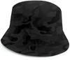 Beechfield CB84R Recycled Polyester Bucket Hat - Midnight Camo - L/XL - thumbnail