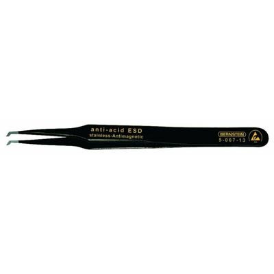 Bernstein Tools for Electronics 5-067-13 SMD-pincet 12 SA-ESD Plat, gebogen 45° 120 mm