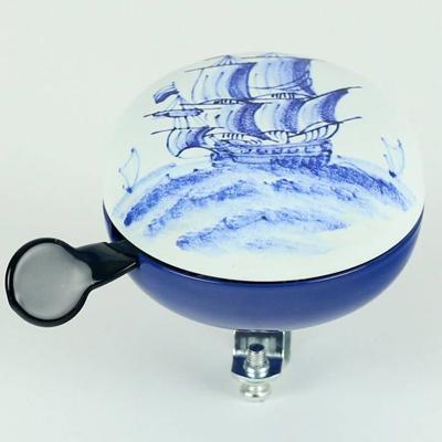 Widek bel ding dong delfts blauw boot op kaart