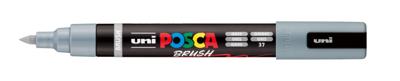 Paintmarker uni posca pc-5br brushpunt m grijs Paintmarker uni posca pc-5br brushpunt m grijs