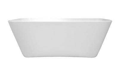 XenZ Vrijstaand Bad Cristiano 170x75x63 cm Solid Surface Wit XenZ Vrijstaand Bad Cristiano 170x75x63 cm Solid Surface Wit