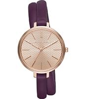 Horlogeband Michael Kors MK2576 Leder Paars 8mm - thumbnail