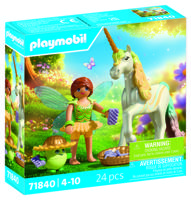 Playmobil® Princess Magic verzameleenhoorn: regenboogbloem met fee - thumbnail