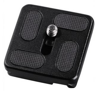 Hama Snelkoppelingsplaat voor statief Traveller 150 Premium Duo, A 1/4 inch schroefdraad, zwart