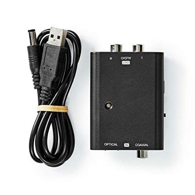 Nedis Digitale Audioconverter | 2-wegs | Manueel | Zwart | 1 stuks - ACON2509BK ACON2509BK Nedis Digitale Audioconverter | 2-wegs | Manueel | Zwart | 1 stuks - ACON2509BK ACON2509BK