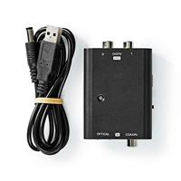 Nedis Digitale Audioconverter | 2-wegs | Manueel | Zwart | 1 stuks - ACON2509BK ACON2509BK - thumbnail