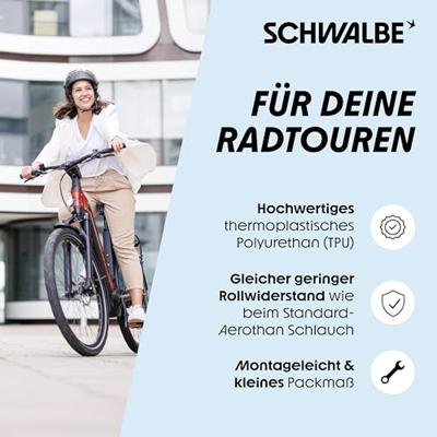 Schwalbe binnenband aerothan av7e+ 20" 54/62-406 av 40mm - thumbnail
