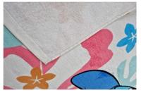 Stitch strandlaken flowers 70 x 140 cm Katoen - thumbnail