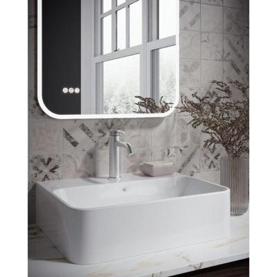 Crosswater 3ONE6 Wastafelkraan - 14.7cm - opbouw - RVS - geborsteld RVS TS110DNS