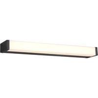 LED Wandlamp - Trion Fabian - 6W - Warm Wit 3000K - Spatwaterdicht IP44 - Rechthoek - Mat Zwart - Aluminium - thumbnail