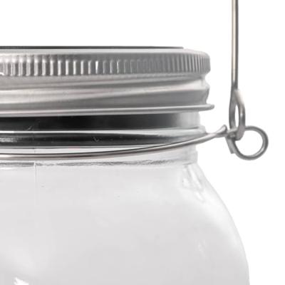 VidaXL Tuinlantaarns 12 st glas warmwit