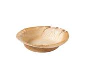 Depa Schaal | 1-vaks | palmblad | rond | 150ml | ∅12cm | naturel | 200 stuks - thumbnail