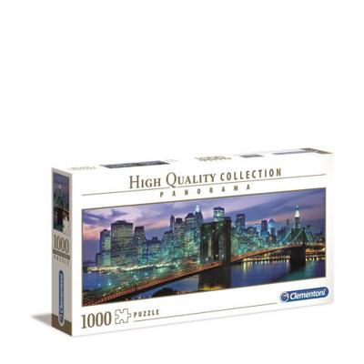 Clementoni panorama puzzel new york brooklyn bridge, 1000st.