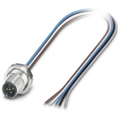 Phoenix Contact 1514870 Sensor/actuator inbouwconnector M12 Aantal polen (sensoren): 5 Stekker, inbouw 0.50 m 1 stuk(s)