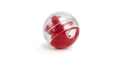 Beeztees Twirly Snackbal - Kattenspeelgoed - Rood - 5,5 cm