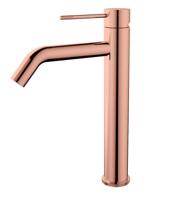 Best Design Best-Design "Lyon-Nerola" Hoge-Wastafelmengkraan Rose'-Mat-Goud - thumbnail