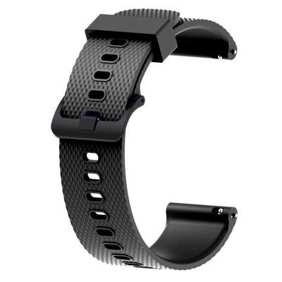 Siliconen sport polsband voor Garmin VivoActive 3 20mm (zwart)