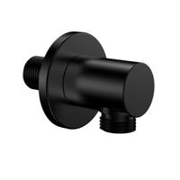 Doucheaansluiting Wiesbaden Luxe Opsteekgarnituur Mat Zwart - thumbnail