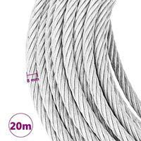 Staalkabel 800 kg 20 m - thumbnail