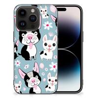 iPhone 15 Pro Dierenprint Telefoonhoesje Hondjes - thumbnail
