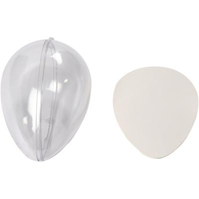 Creativ Company Deco ei, h: 9 cm, 5 set/ 1 doos