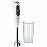 Braun 4193-MQ3100WH SMOOTHIE+ HB BRAUN INT S12 Staafmixer 750 W Wit, Grijs, RVS - thumbnail