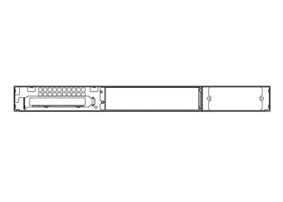 Inter-Tech 1U K-125L rackserver behuizing - thumbnail