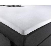 Homecare - Molton Topper Hoeslaken - Wit - 190/200 x 220/230 - thumbnail