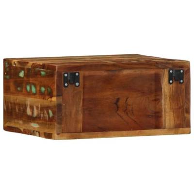 Tv-meubel wandmontage 40x30x19 cm massief gerecycled hout Tv-meubel wandmontage 40x30x19 cm massief gerecycled hout