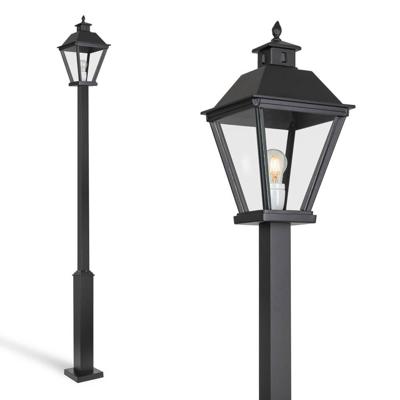 KS Verlichting Zwarte lantaarnSquare 243cm - zwart - 5772