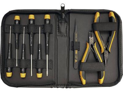 Bernstein 9-delig ESD-gereedschapsassortiment Carat 2250