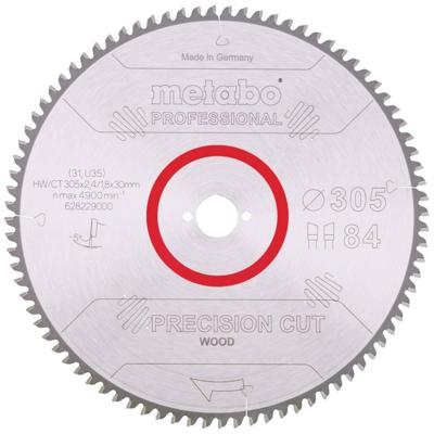 Metabo Accessoires Cirkelzaagblad HW/CT Ø 305x30, 84 WZ - 628229000