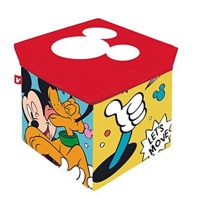 Mickey Mouse let&apos;s move opbergbox 30 x 30 x 30 cm