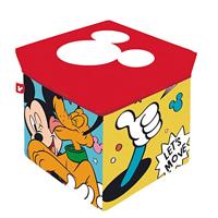 Mickey Mouse let&apos;s move opbergbox 30 x 30 x 30 cm - thumbnail