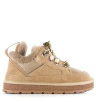 Shoecolate Mellow sneaker taupe Leer Dames - thumbnail