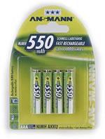 Ansmann maxE HR03 Oplaadbare AAA batterij (potlood) NiMH 550 mAh 1.2 V 4 stuk(s) Ansmann maxE HR03 Oplaadbare AAA batterij (potlood) NiMH 550 mAh 1.2 V 4 stuk(s)