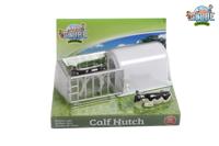 Kids Globe kalverhut met 2 kalfjes 1:32 - thumbnail