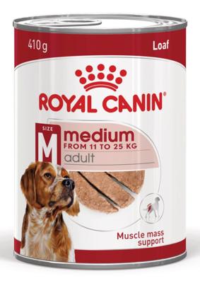 Royal Canin Medium Adult natvoer hond (paté) 4 trays (48 x 410 g)