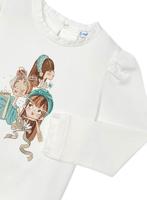 Mayoral Meisjes shirt lange mouw - Nude-jade - thumbnail