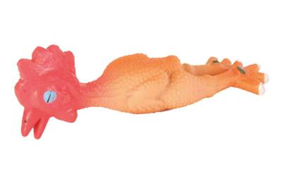 TRIXIE LATEX KIP MET GELUID 15 CM 4 ST