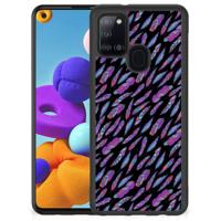 Samsung Galaxy A21s Bumper Case Feathers Color - thumbnail